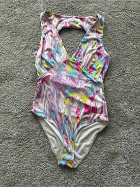 Nocturne Multicolor Marble One-Piece Swimsuit